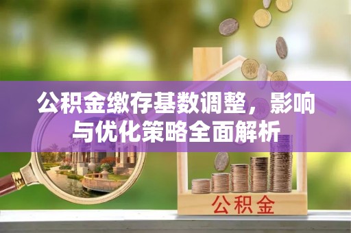 仁和公积金缴存基数调整，影响与优化策略全面解析