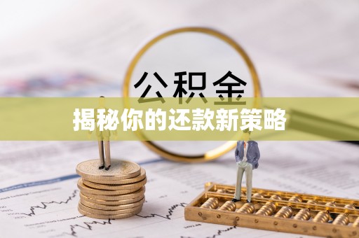 仁和揭秘你的还款新策略