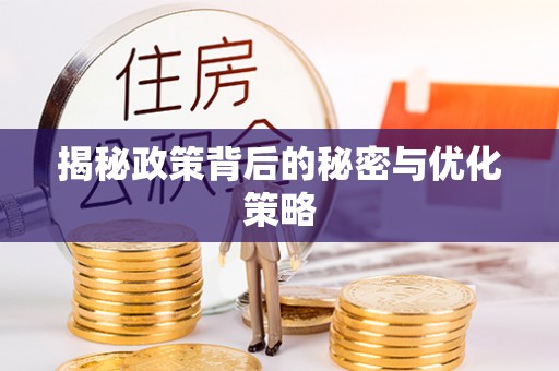 仁和揭秘政策背后的秘密与优化策略