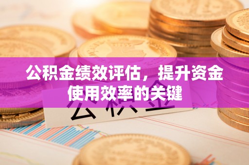 仁和公积金绩效评估，提升资金使用效率的关键