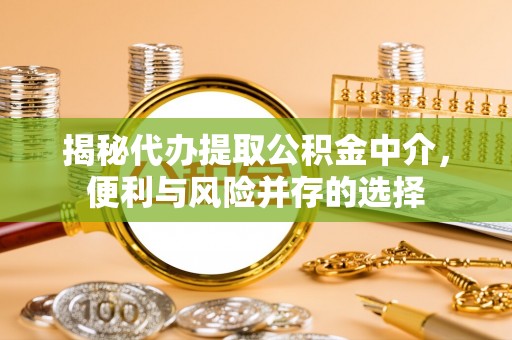 仁和揭秘代办提取公积金中介，便利与风险并存的选择