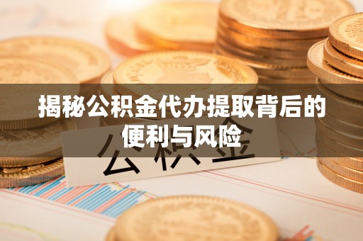 仁和揭秘公积金代办提取背后的便利与风险