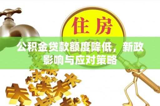 仁和公积金贷款额度降低，新政影响与应对策略