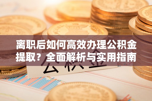 仁和离职后如何高效办理公积金提取？全面解析与实用指南