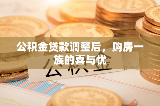 仁和公积金贷款调整后，购房一族的喜与忧