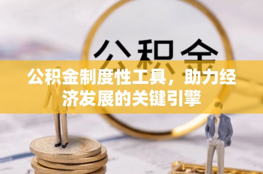 仁和公积金制度性工具，助力经济发展的关键引擎