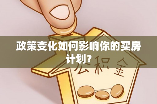 仁和政策变化如何影响你的买房计划？