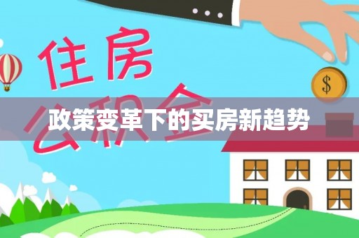 仁和政策变革下的买房新趋势