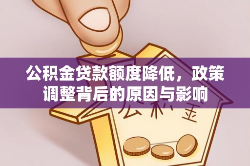 仁和公积金贷款额度降低，政策调整背后的原因与影响