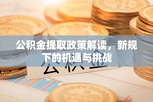 仁和公积金提取政策解读，新规下的机遇与挑战