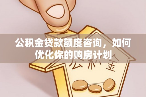 仁和公积金贷款额度咨询，如何优化你的购房计划