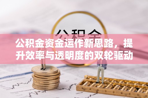 仁和公积金资金运作新思路，提升效率与透明度的双轮驱动