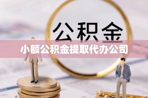 仁和小额公积金提取代办公司