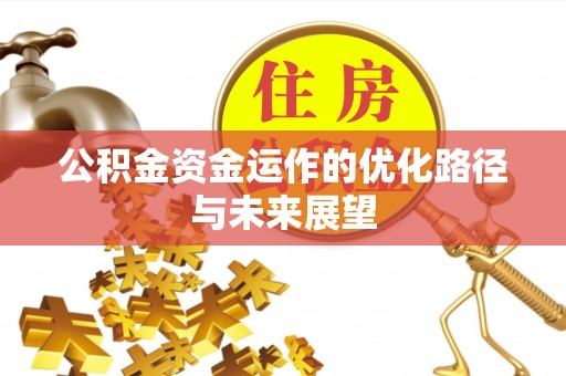 仁和公积金资金运作的优化路径与未来展望
