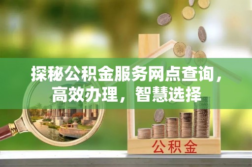 仁和探秘公积金服务网点查询，高效办理，智慧选择