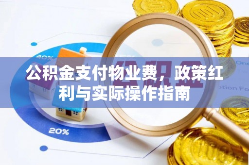 仁和公积金支付物业费，政策红利与实际操作指南