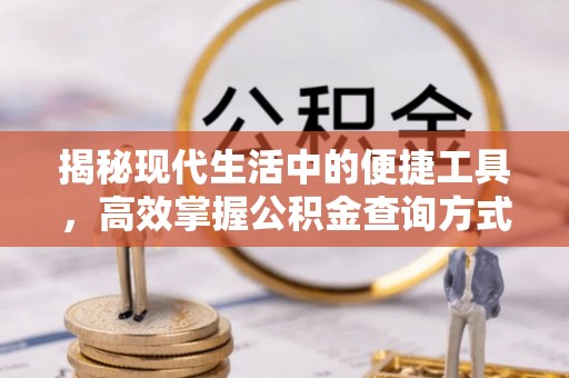 仁和揭秘现代生活中的便捷工具，高效掌握公积金查询方式