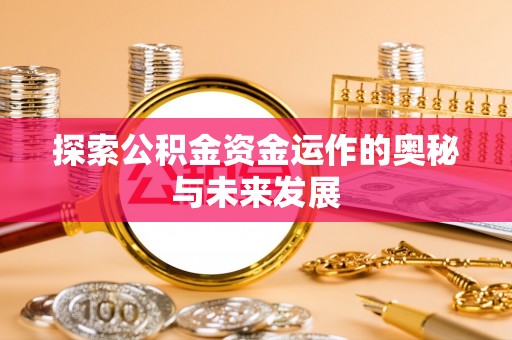 仁和探索公积金资金运作的奥秘与未来发展