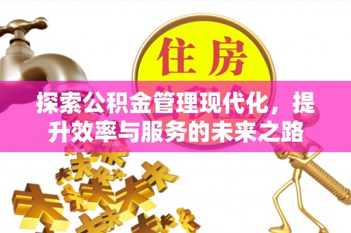 仁和探索公积金管理现代化，提升效率与服务的未来之路