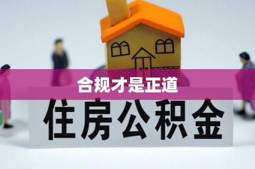仁和合规才是正道