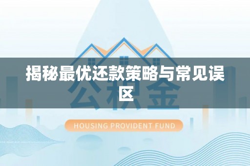 仁和揭秘最优还款策略与常见误区