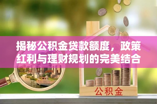 仁和揭秘公积金贷款额度，政策红利与理财规划的完美结合