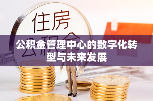仁和公积金管理中心的数字化转型与未来发展