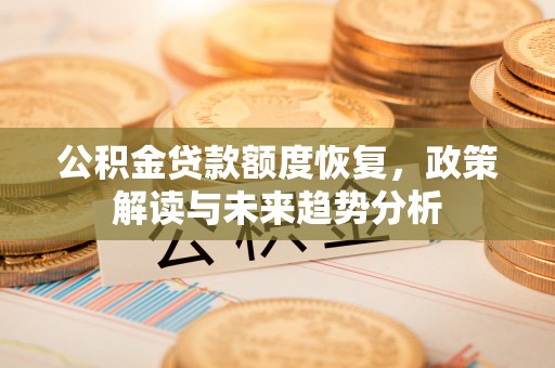仁和公积金贷款额度恢复，政策解读与未来趋势分析