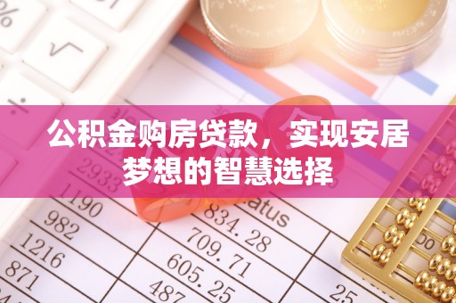 仁和公积金购房贷款，实现安居梦想的智慧选择